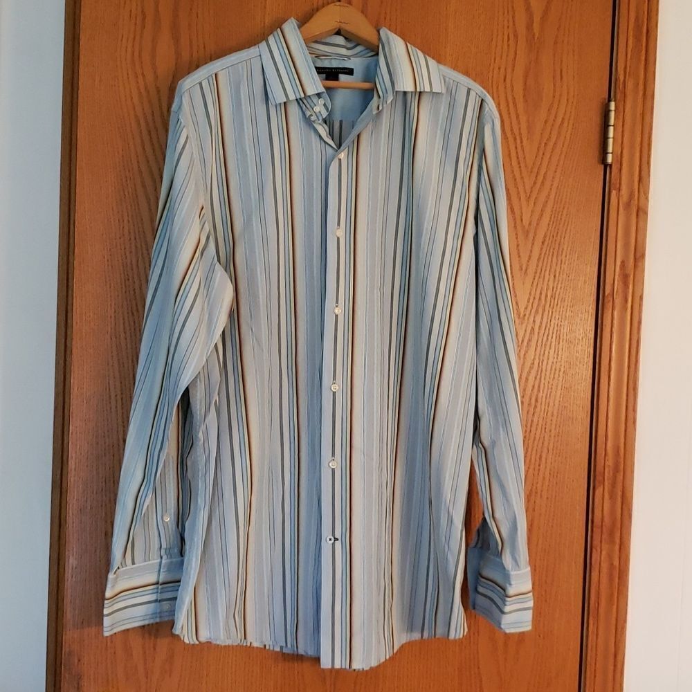 EUC Banana Republic Button Down Dress Shirt Sz XL (17-17.5)